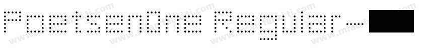 Poetsen0ne Regular字体转换